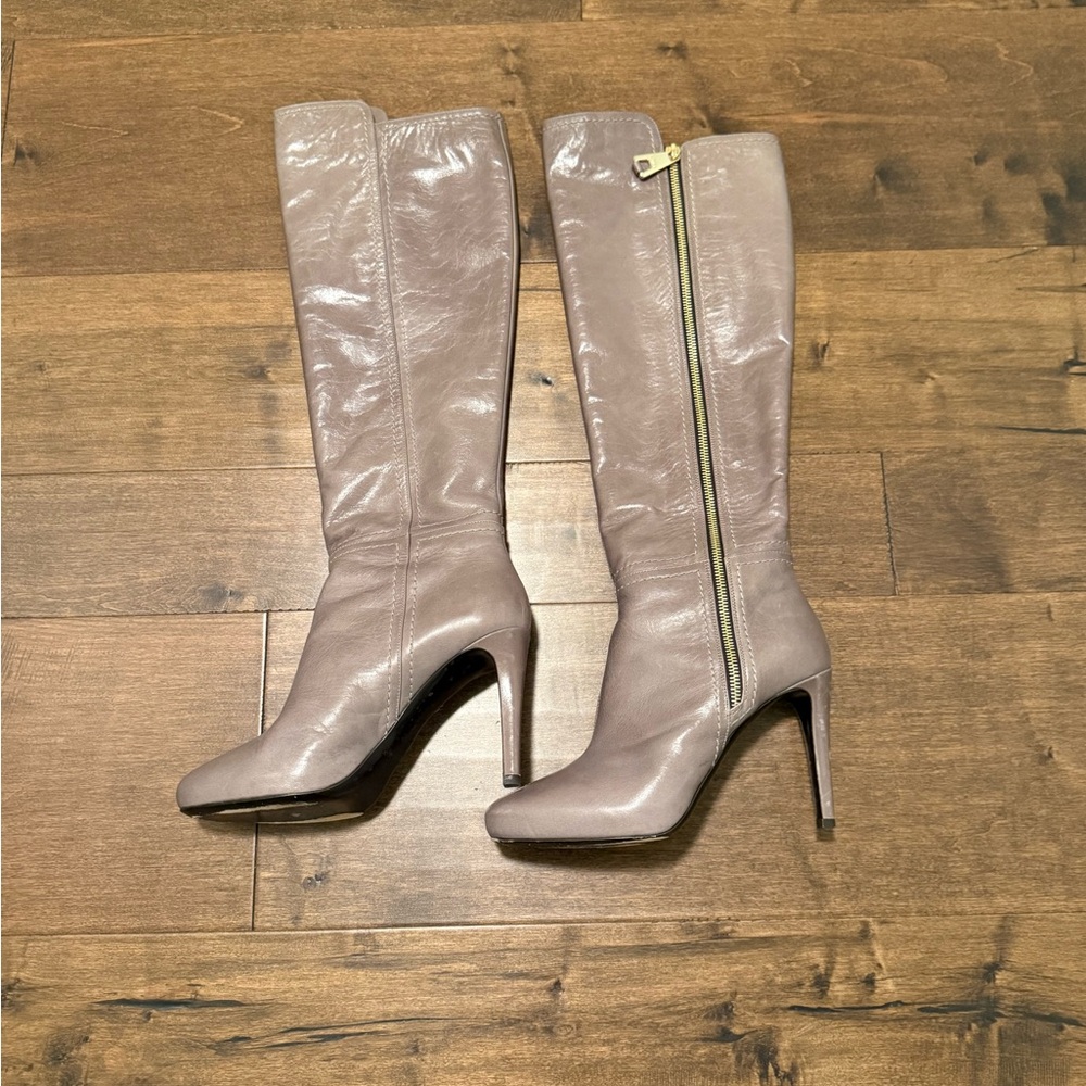 Emporio Armani Taupe Heeled Boots